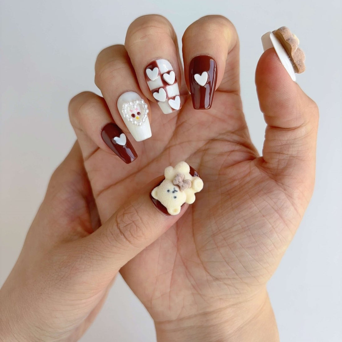 Cozy Meets Cute: Why Cocoa Bear Blush Is the Ultimate Soft Girl Nail Set 🐻️