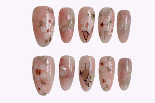 Sakura Whisper: The Press-On Nail Set That Feels Like a Spring Daydream 🌸