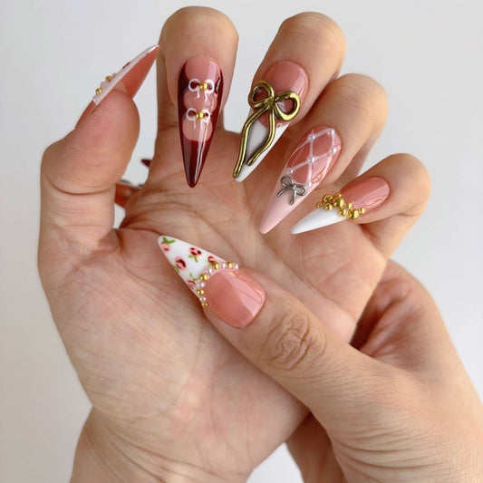 Pointe Perfection: Why “Ballerina Bow” Nails Are the New Soft Girl Staple 🎀