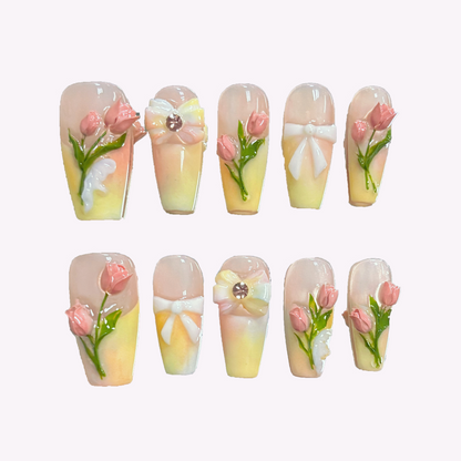 Blushing Buds 3D 🌸